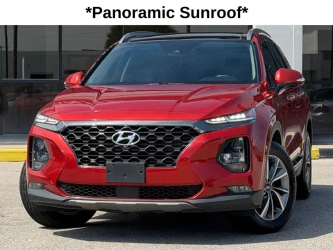 Orange 2019 Hyundai Santa Fe Luxury for sale in Fishers, IN
