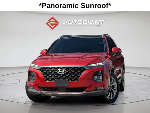 Orange 2019 Hyundai Santa Fe Luxury for sale in Fishers, IN
