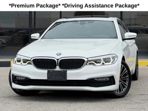 White 2018 BMW 5 Series 530e iPerformance for sale in Fishers, IN