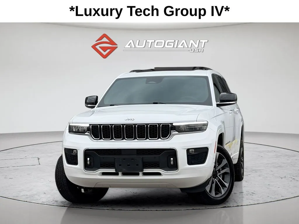 White 2022 Jeep Grand Cherokee L Overland for sale in Fishers, IN