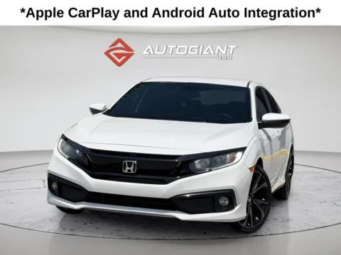 White 2021 Honda Civic Sport for sale in Fishers, IN