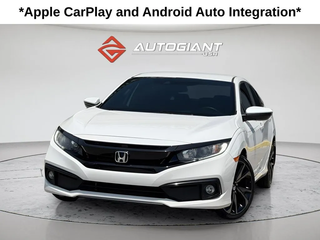 White 2021 Honda Civic Sport for sale in Fishers, IN