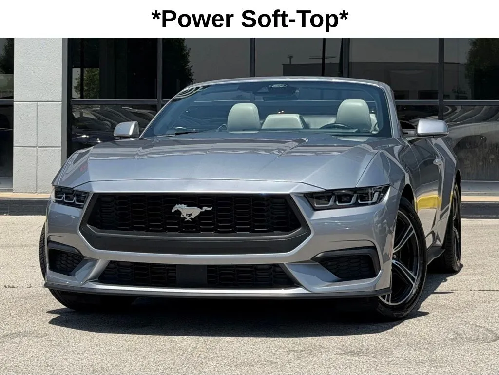 Silver 2024 Ford Mustang EcoBoost Premium for sale in Fishers, IN