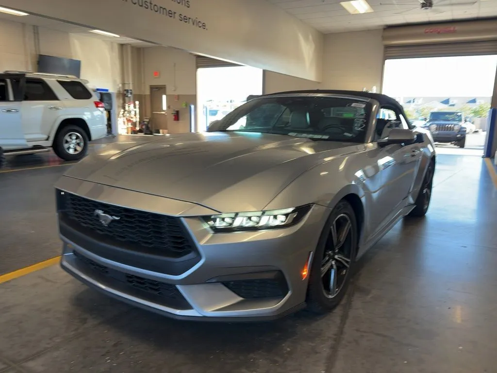 Silver 2024 Ford Mustang EcoBoost Premium for sale in Fishers, IN