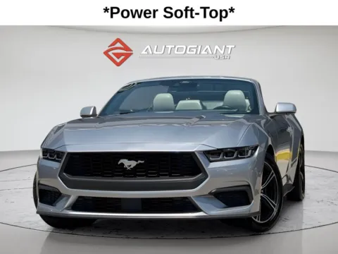 Silver 2024 Ford Mustang EcoBoost Premium for sale in Fishers, IN