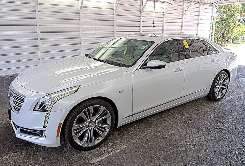 White 2017 Cadillac CT6 3.0L Twin Turbo Platinum for sale in Fishers, IN