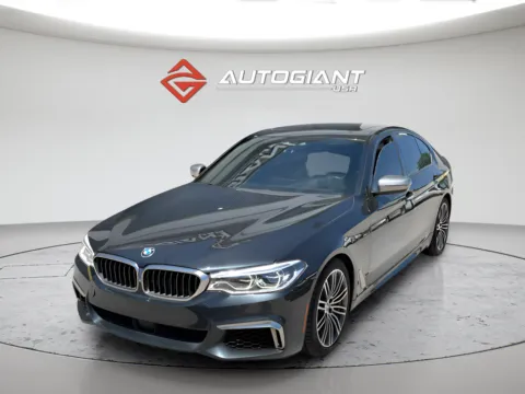 Black 2018 BMW 5 Series M550i xDrive for sale in Fishers, IN