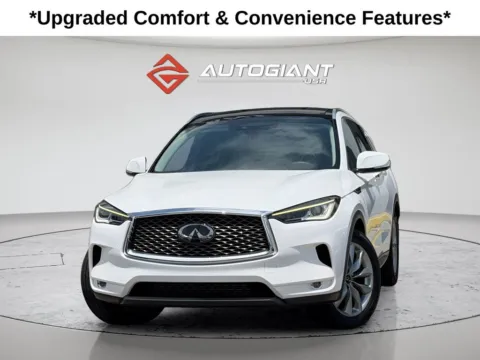 White 2022 INFINITI QX50 LUXE for sale in Fishers, IN