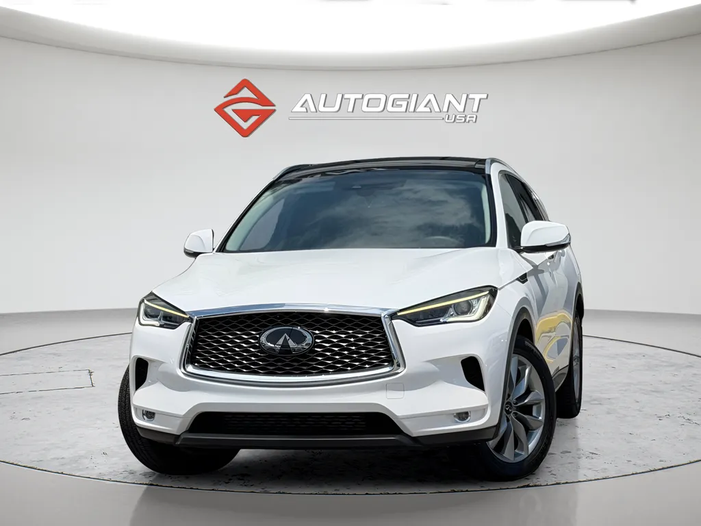 White 2022 INFINITI QX50 LUXE for sale in Fishers, IN