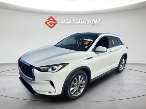 White 2022 INFINITI QX50 LUXE for sale in Fishers, IN