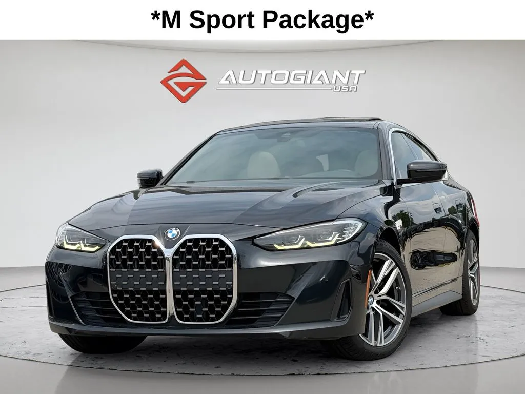 Black 2023 BMW 4 Series 430i Gran Coupe for sale in Fishers, IN