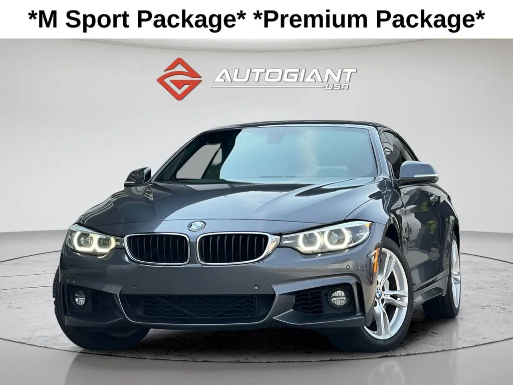 Gray 2018 BMW 4 Series 440i xDrive for sale in Fishers, IN
