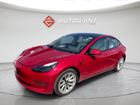 Red 2022 Tesla Model 3 Long Range for sale in Fishers, IN