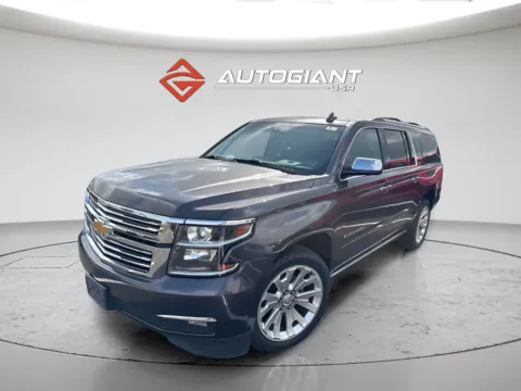 Gray 2015 Chevrolet Suburban LTZ for sale in Fishers, IN