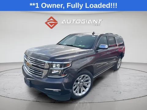 Gray 2015 Chevrolet Suburban LTZ for sale in Fishers, IN