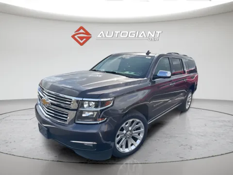 Gray 2015 Chevrolet Suburban LTZ for sale in Fishers, IN