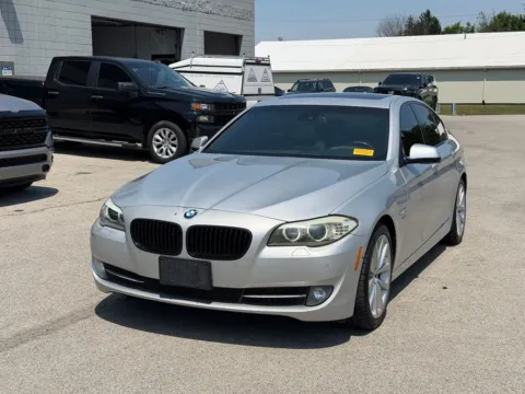 Silver 2012 BMW 5 Series 535i xDrive for sale in Fishers, IN