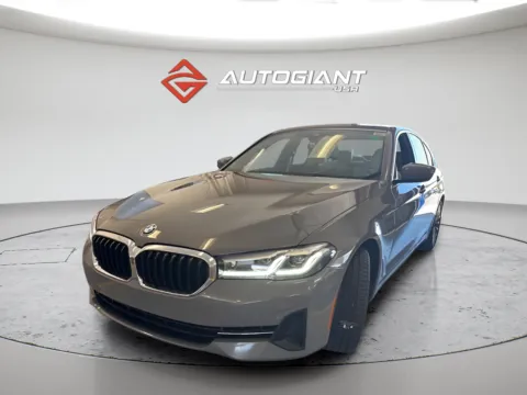 Gray 2021 BMW 5 Series 540i for sale in Fishers, IN