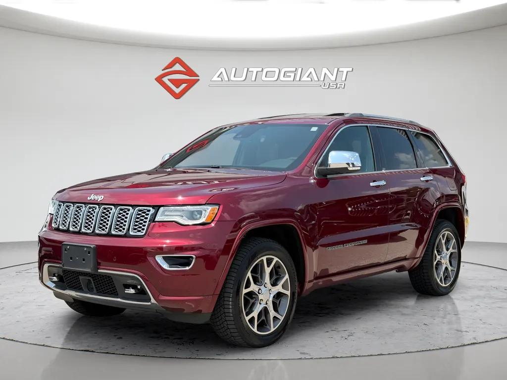 Red 2019 Jeep Grand Cherokee Overland for sale in Fishers, IN