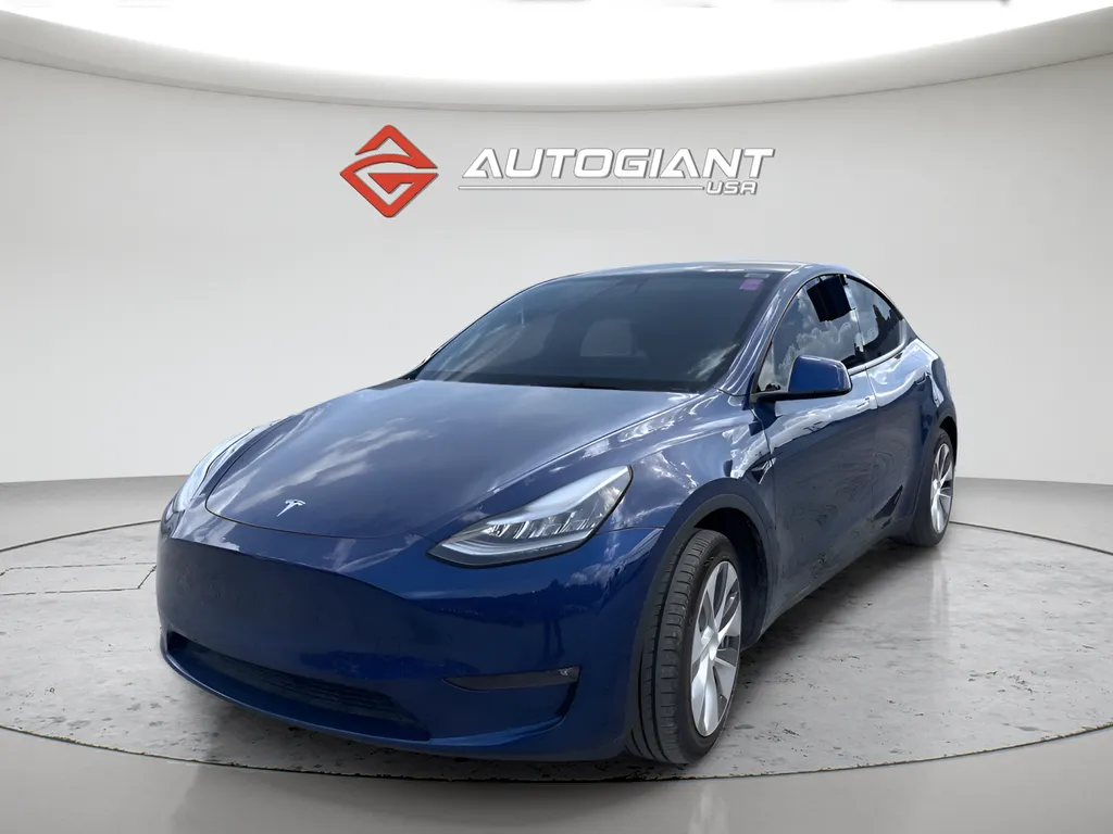 Blue 2021 Tesla Model Y Standard Range for sale in Fishers, IN