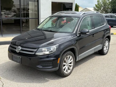 Black 2017 Volkswagen Tiguan 2.0T Wolfsburg Edition for sale in Fishers, IN