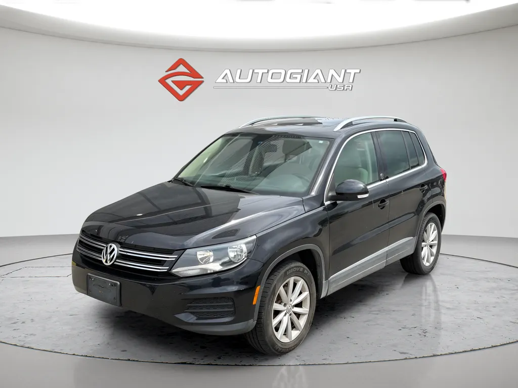 Black 2017 Volkswagen Tiguan 2.0T Wolfsburg Edition for sale in Fishers, IN