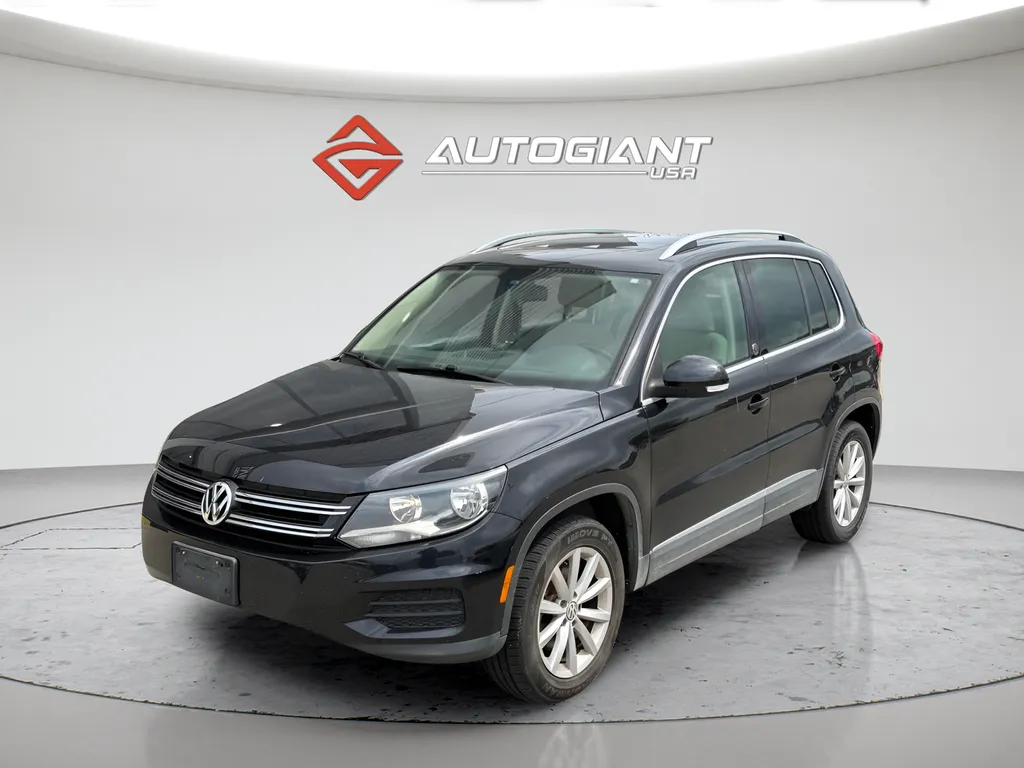 Black 2017 Volkswagen Tiguan 2.0T Wolfsburg Edition for sale in Fishers, IN