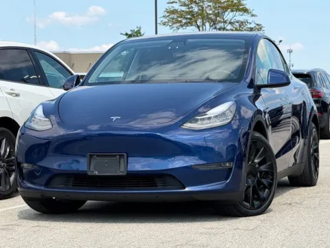 Blue 2021 Tesla Model Y Long Range for sale in Fishers, IN