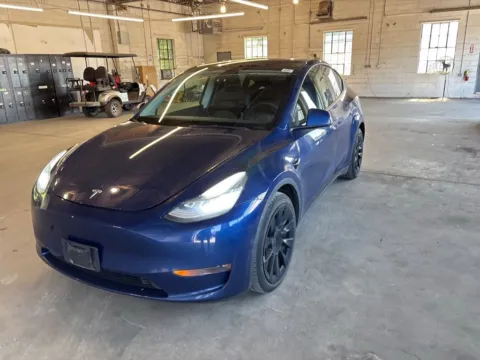 Blue 2021 Tesla Model Y Long Range for sale in Fishers, IN