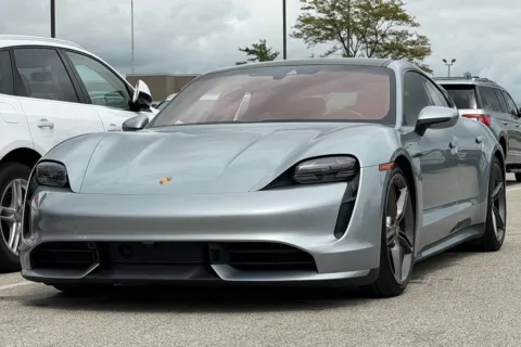 Silver 2020 Porsche Taycan Turbo for sale in Fishers, IN