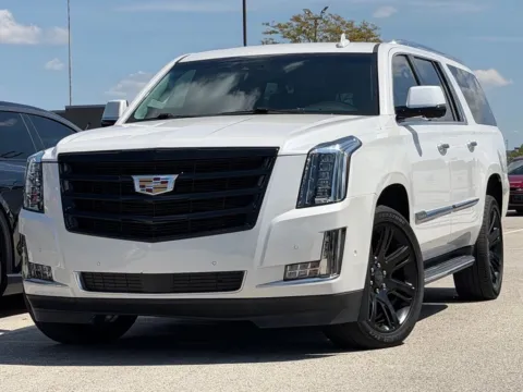 White 2019 Cadillac Escalade ESV Premium for sale in Fishers, IN