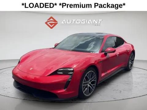 Red 2021 Porsche Taycan 4S for sale in Fishers, IN