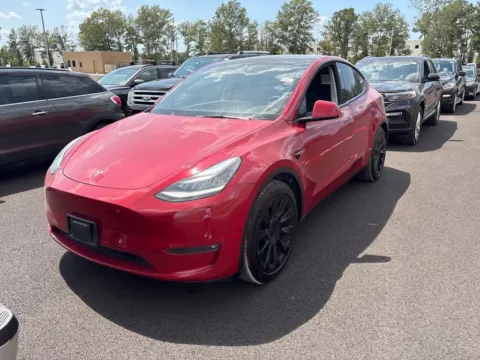 Red 2021 Tesla Model Y Standard Range for sale in Fishers, IN