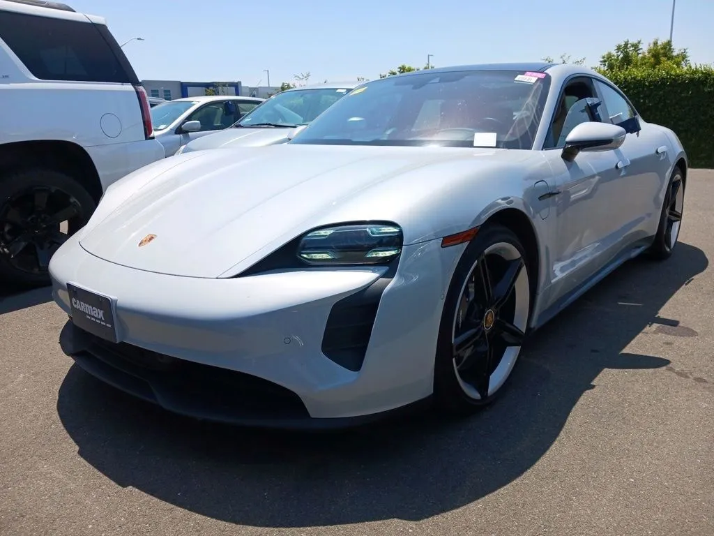 Silver 2022 Porsche Taycan GTS for sale in Fishers, IN