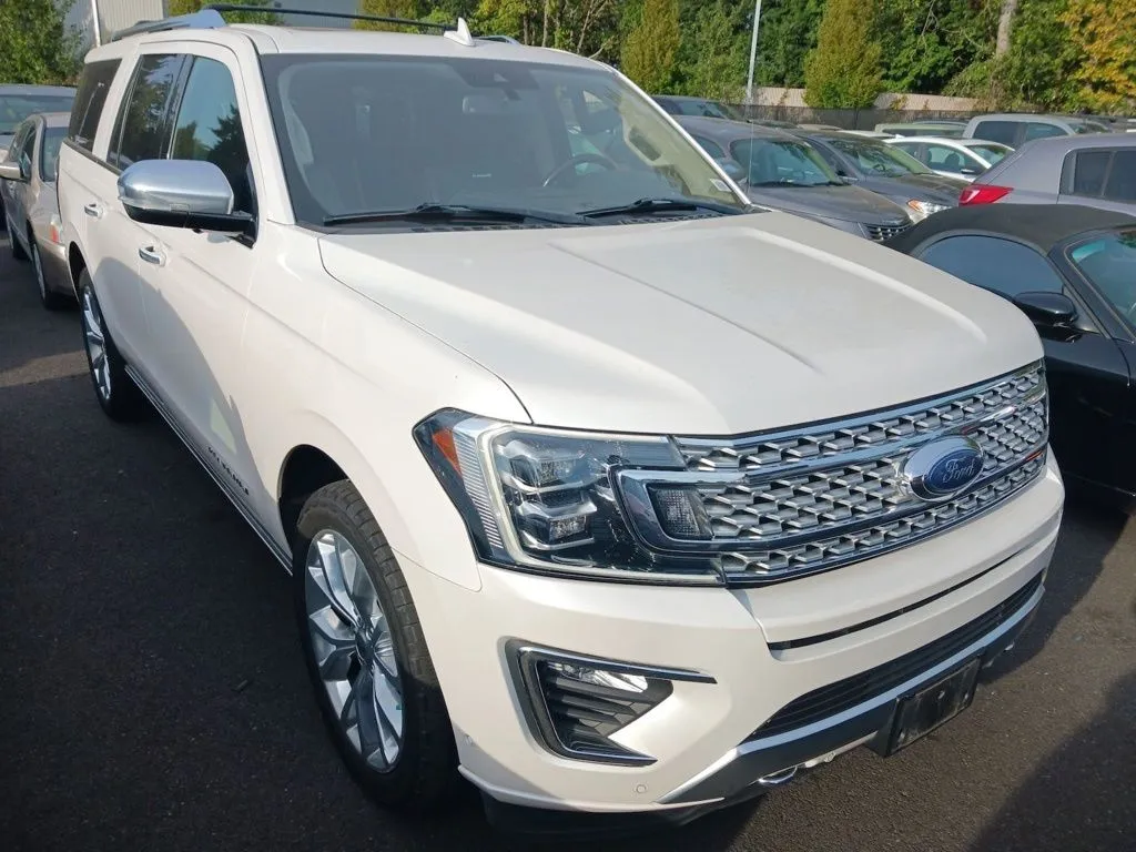White 2019 Ford Expedition Max Platinum for sale in Fishers, IN