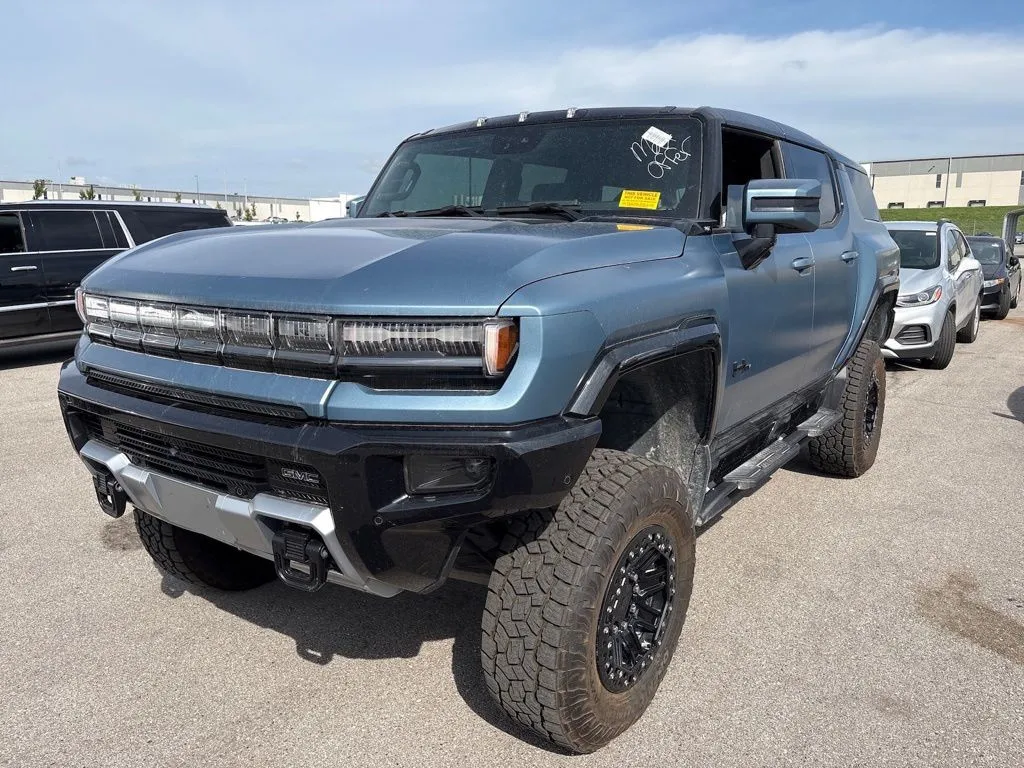 Blue 2024 GMC Hummer EV SUV 3X for sale in Fishers, IN
