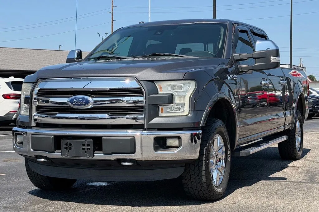 Gray 2015 Ford F-150 Lariat for sale in Fishers, IN