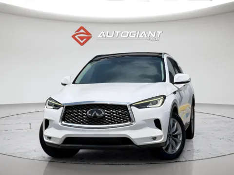 White 2022 INFINITI QX50 LUXE for sale in Fishers, IN