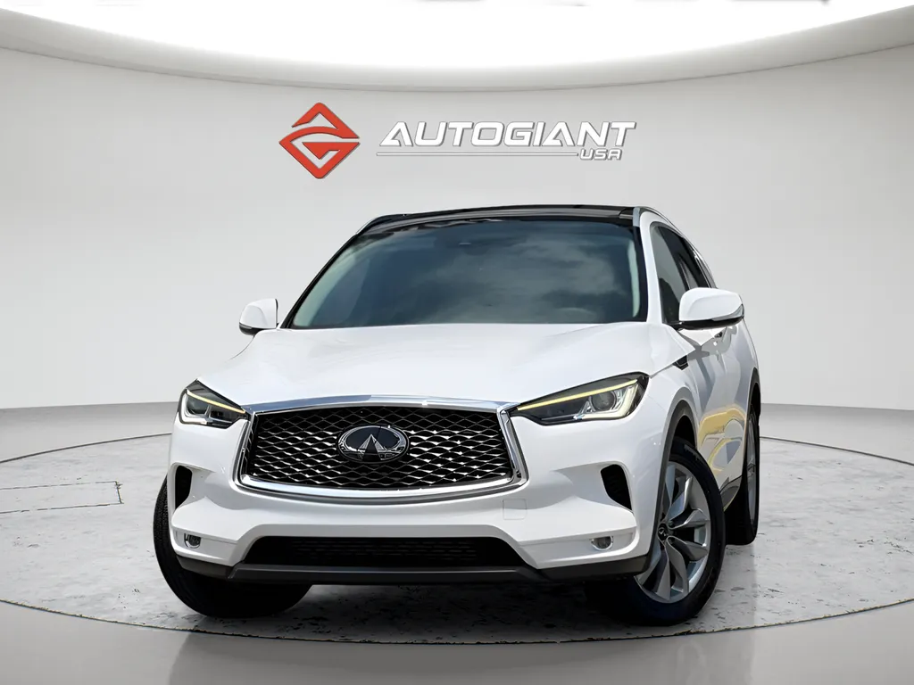 White 2022 INFINITI QX50 LUXE for sale in Fishers, IN