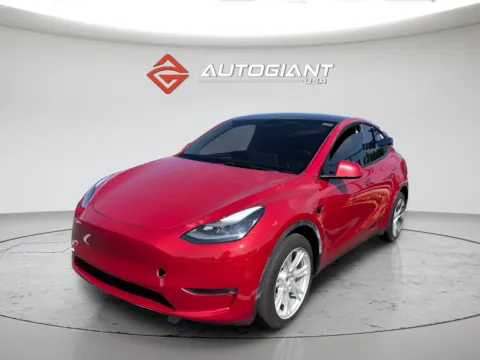 Red 2023 Tesla Model Y Long Range for sale in Fishers, IN