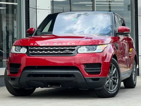 Red 2017 Land Rover Range Rover Sport 3.0L V6 Supercharged SE for sale in Fishers, IN