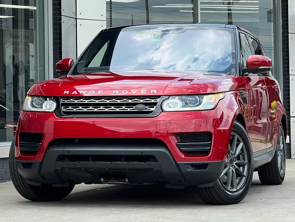 Red 2017 Land Rover Range Rover Sport 3.0L V6 Supercharged SE for sale in Fishers, IN