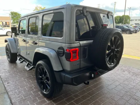 Another view of 2021 Jeep Wrangler Unlimited Sahara 4xe for sale in Fishers, IN at AutoGiant USA Fishers