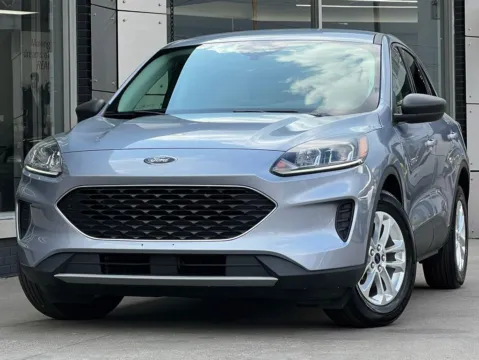 White 2021 Ford Escape Titanium Hybrid for sale in Fishers, IN