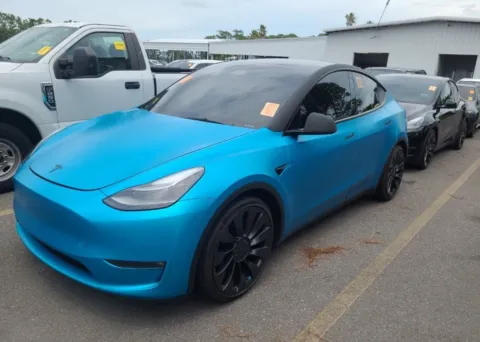 Blue 2022 Tesla Model Y Performance for sale in Fishers, IN