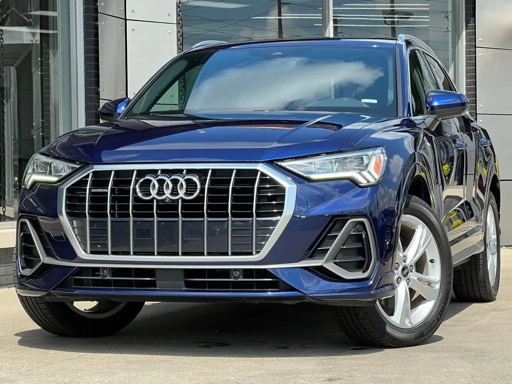 Blue 2021 Audi Q3 Premium Plus for sale in Fishers, IN