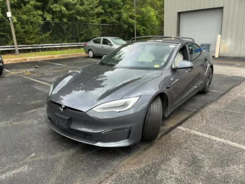 Gray 2021 Tesla Model S Plaid for sale in Fishers, IN