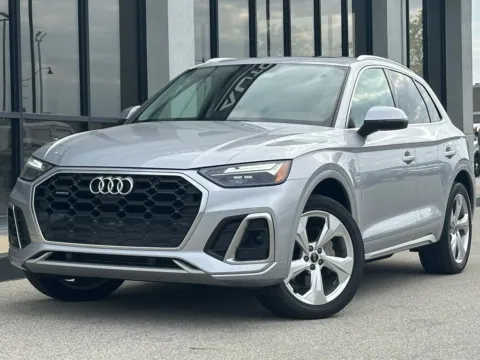 Silver 2022 Audi Q5 45 S line Premium for sale in Fishers, IN