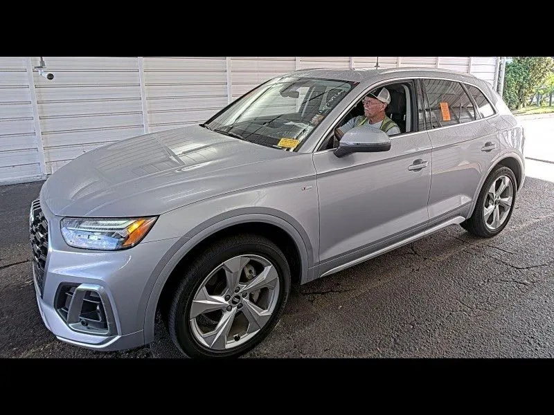 Silver 2022 Audi Q5 45 S line Premium for sale in Fishers, IN