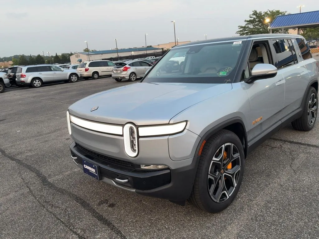 Gray 2023 Rivian R1S Adventure for sale in Fishers, IN